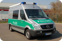 Polizei Sachsen - Präventionsfahrzeug
